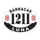 Placa enlozada de Barracas Central, diseño F