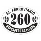 Placa enlozada de Central Córdoba, diseño D