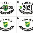 Modelos de placa enlozada de Defensa y Justicia