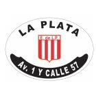 Placa enlozada de Estudiantes de La Plata, diseño F