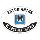 Placa enlozada de Estudiantes de Río Cuarto, diseño C