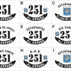 Modelos de placa enlozada de Estudiantes de Río Cuarto