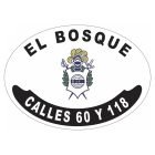 Placa enlozada de Gimnasia y Esgrima La Plata, diseño C