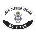 Placa enlozada de Gimnasia y Esgrima La Plata, diseño F