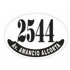 Placa enlozada de Huracán, diseño B