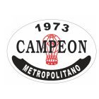Placa enlozada de Huracán, diseño M