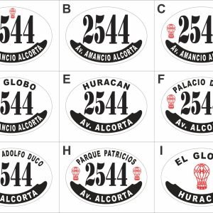 Modelos de placa enlozada de Huracán