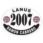 Placa enlozada de Lanús, diseño D