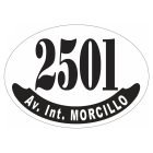Placa enlozada de Newell's Old Boys, diseño A
