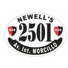 Placa enlozada de Newell's Old Boys, diseño D