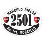 Placa enlozada de Newell's Old Boys, diseño G