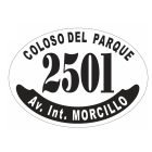 Placa enlozada de Newell's Old Boys, diseño H