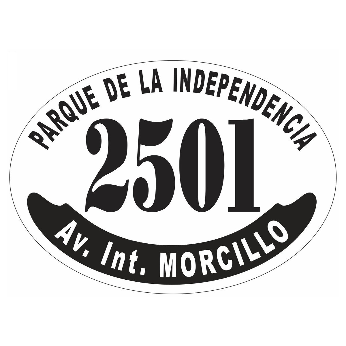 Placa enlozada de Newell's Old Boys, diseño I