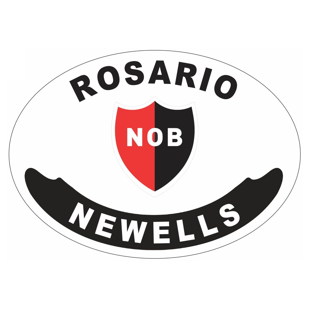 Placa enlozada de Newell's Old Boys, diseño K