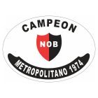 Placa enlozada de Newell's Old Boys, diseño L