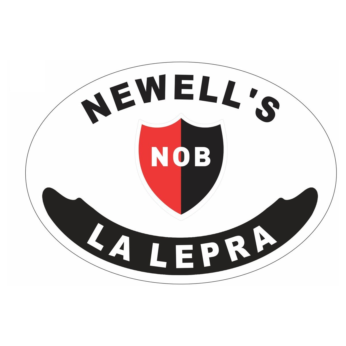 Placa enlozada de Newell's Old Boys, diseño M