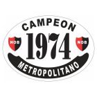 Placa enlozada de Newell's Old Boys, diseño N