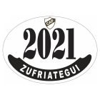Placa enlozada de Platense, diseño B