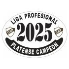 Placa enlozada de Platense, diseño K