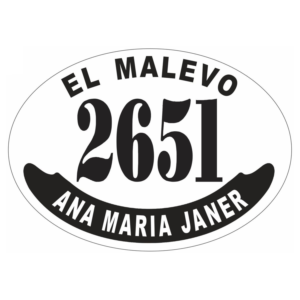 Placa enlozada de Deportivo Riestra, diseño D