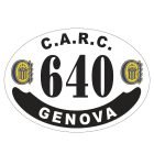 Placa enlozada de Rosario Central, diseño I