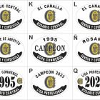 Modelos de placa enlozada de Rosario Central