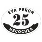 Placa enlozada de Sarmiento, diseño G