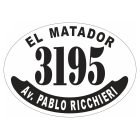 Placa enlozada de Talleres, diseño D