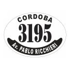 Placa enlozada de Talleres, diseño F