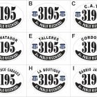 Modelos de placa enlozada de Talleres
