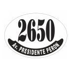 Placa enlozada de Tigre, diseño A