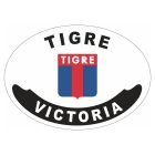 Placa enlozada de Tigre, diseño I