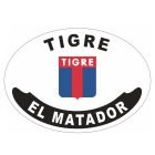 Placa enlozada de Tigre, diseño M
