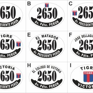 Modelos de placa enlozada de Tigre