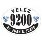 Placa enlozada de Vélez Sarsfield, diseño D