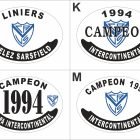 Modelos de placa enlozada de Vélez Sarsfield