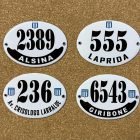 Placas Racing Club personalizadas con otras direcciones