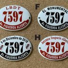Placas River Plate — diseños E, F, G y H