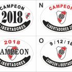 Placas River Plate — diseños M, N, Ñ y O