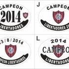 Placas San Lorenzo — diseños I, J, K y L
